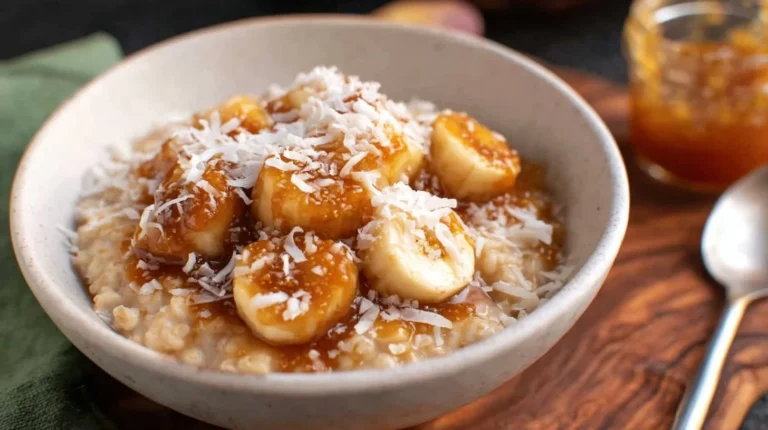 Caramelized Banana and Fig Oatmeal