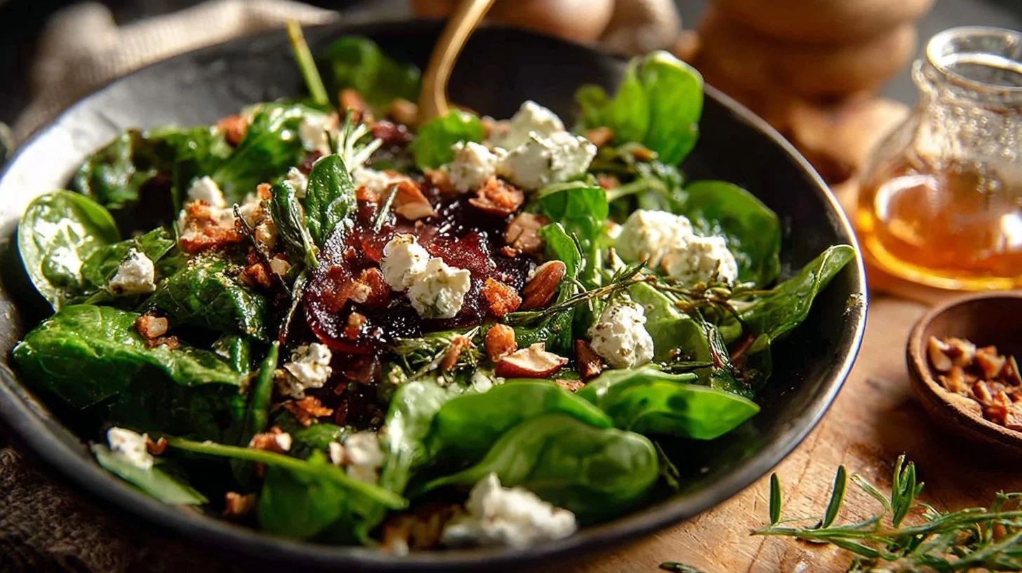 Smoked Almond and Goat Cheese Salad