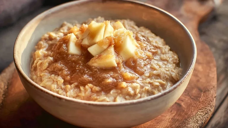 Brown Sugar Apple Bran Oatmeal