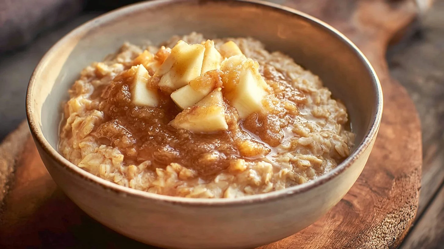Brown Sugar Apple Bran Oatmeal