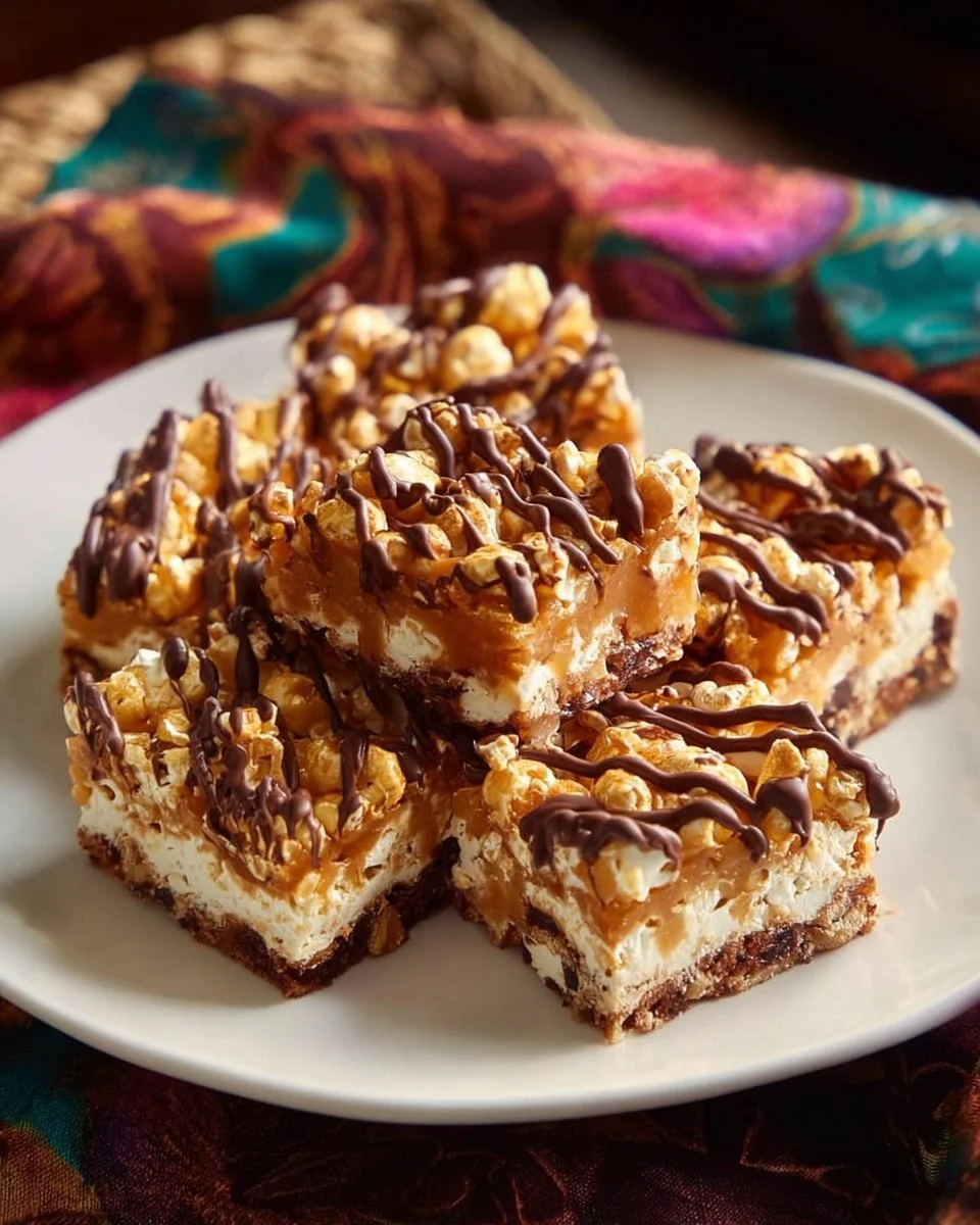 Caramel Corn Bars