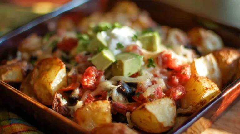 Cheesy Roasted Potato Nachos