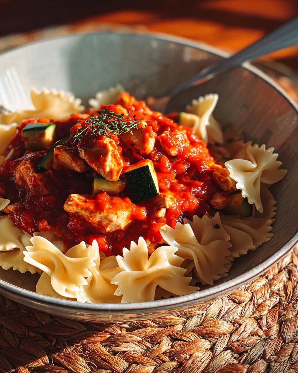 Chicken Zucchini Pasta