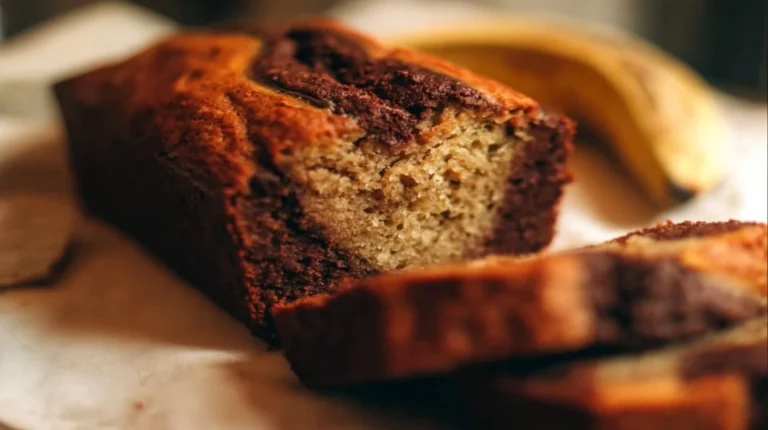 Chocolate Checkered Banana Bread
