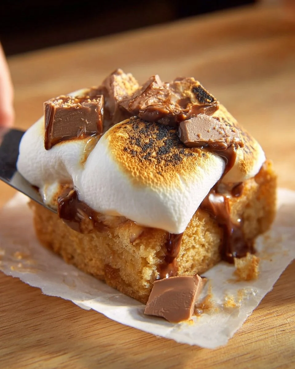 Chocolate Marshmallow Graham Bars