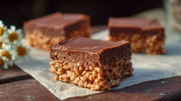 Chocolate Peanut Butter Krispies Bars