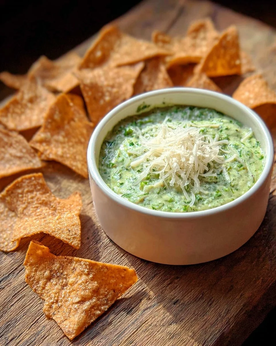 Creamy Garlic Scape Dip