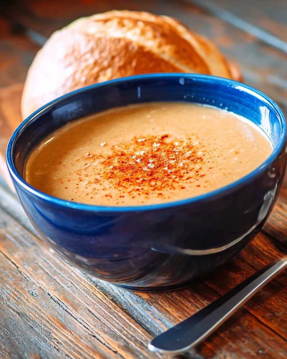 Curry Roasted Red Pepper And Eggplant Soup