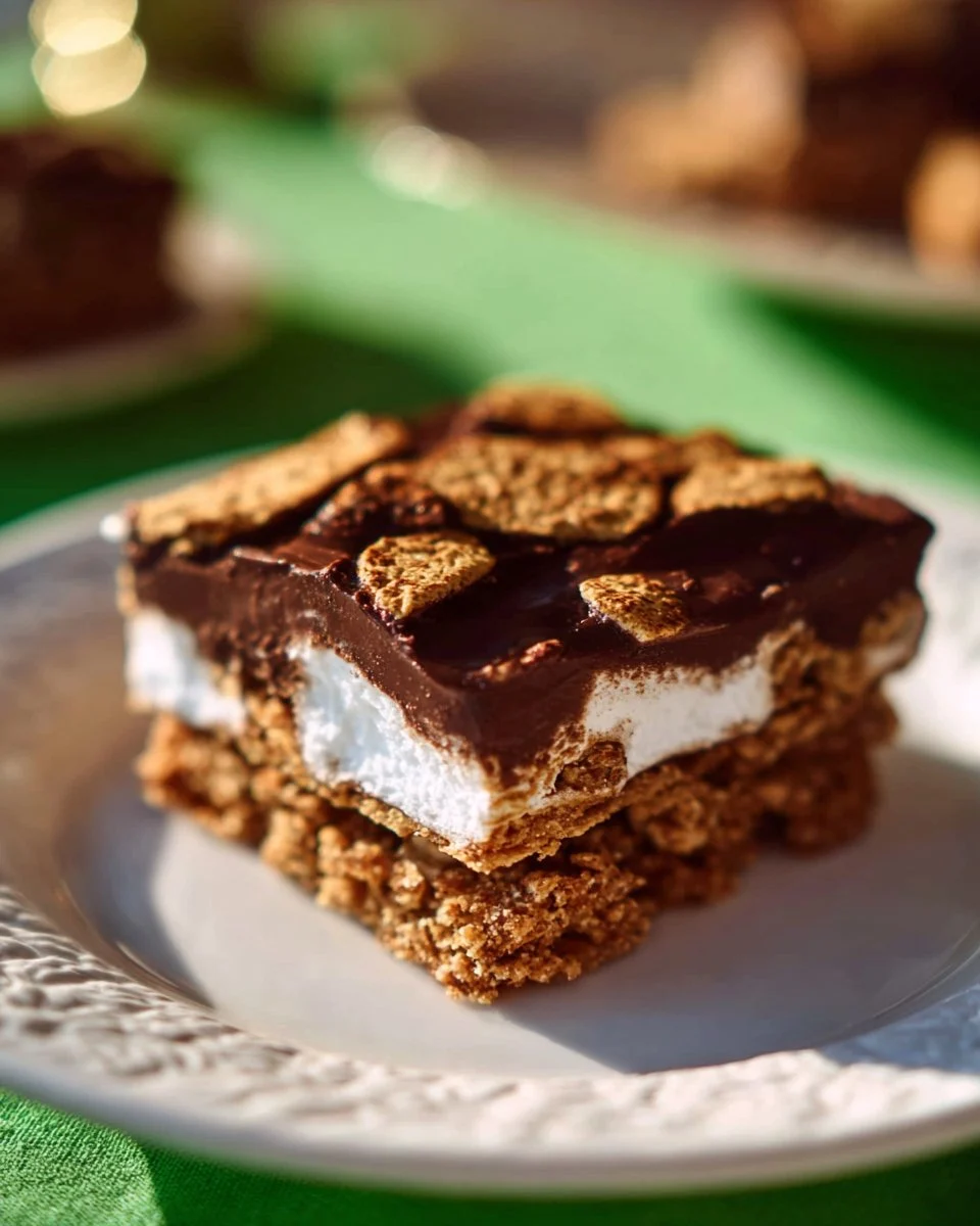 Golden Grahams S'mores Bars