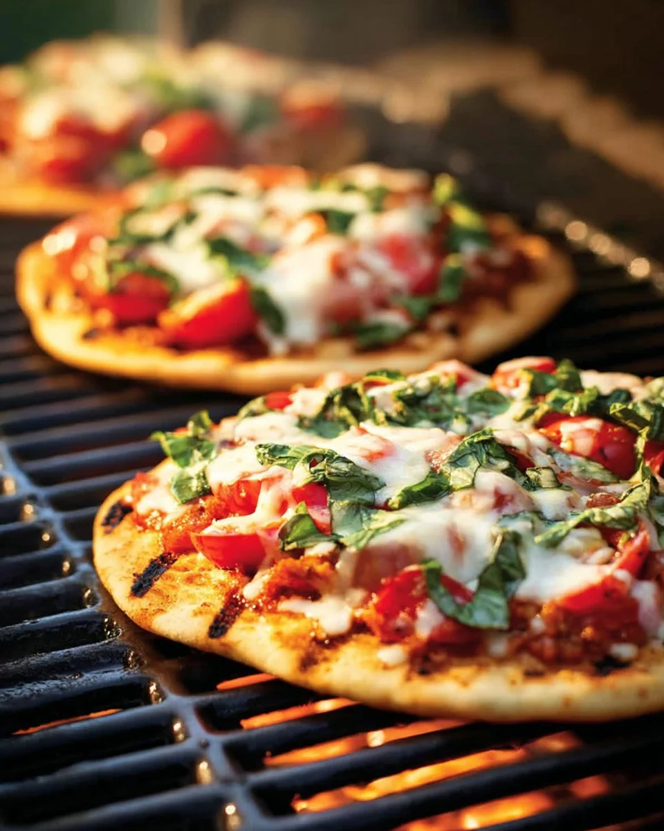 Grilled Chicken Sausage, Spinach, and Mozzarella Pizza