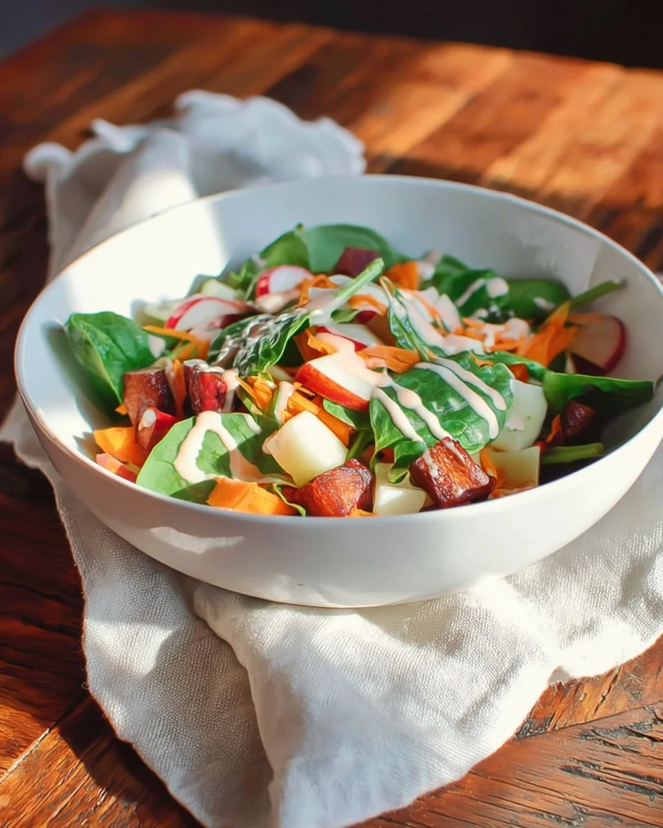 Harvest Salad With Maple Dressing