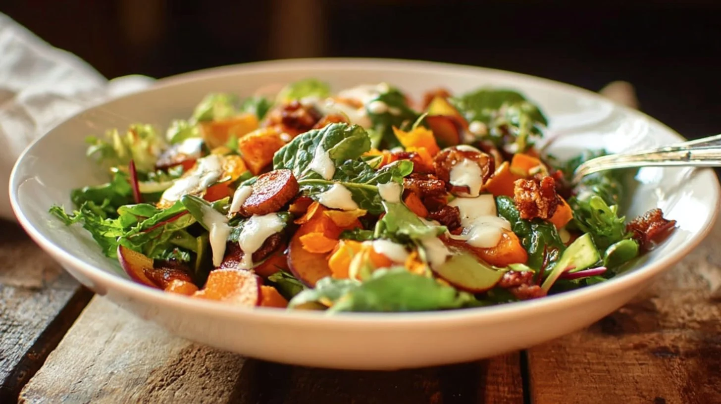 Harvest Salad With Maple Dressing