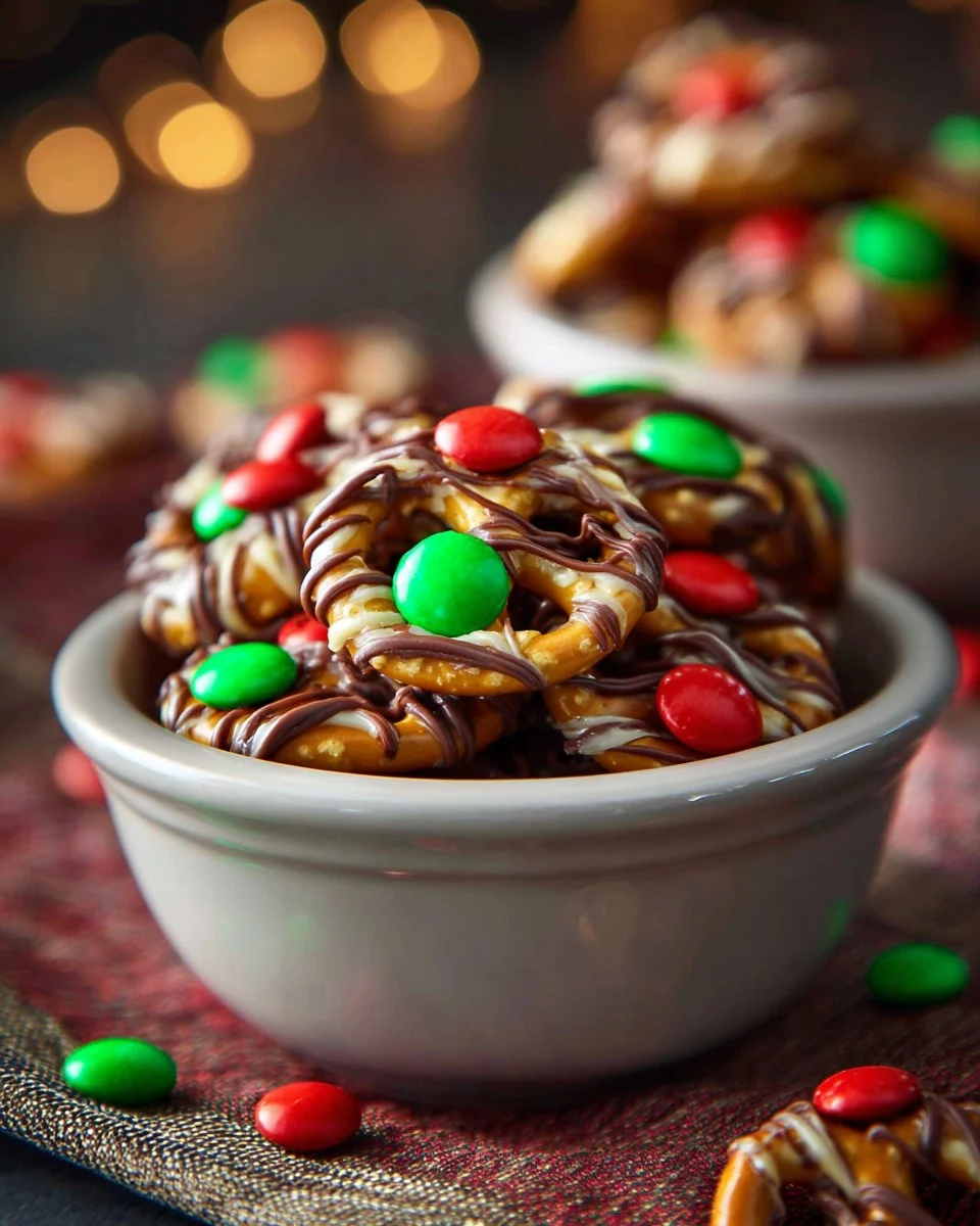 Holiday Pretzel Bites