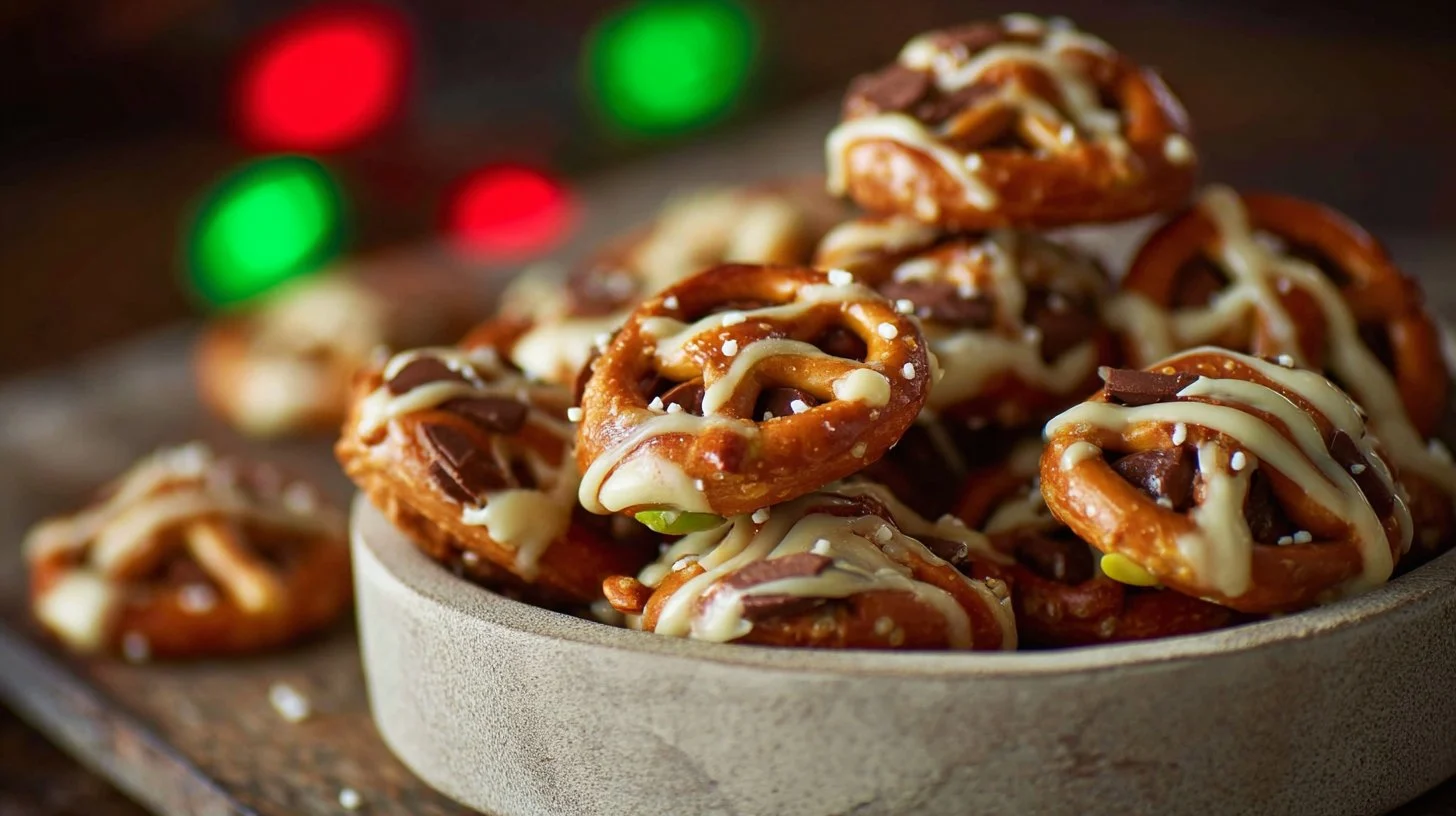 Holiday Pretzel Bites