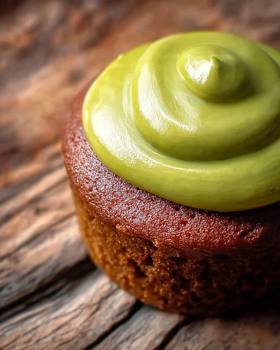 Milk Chocolate Cupcakes with Avocado Buttercream