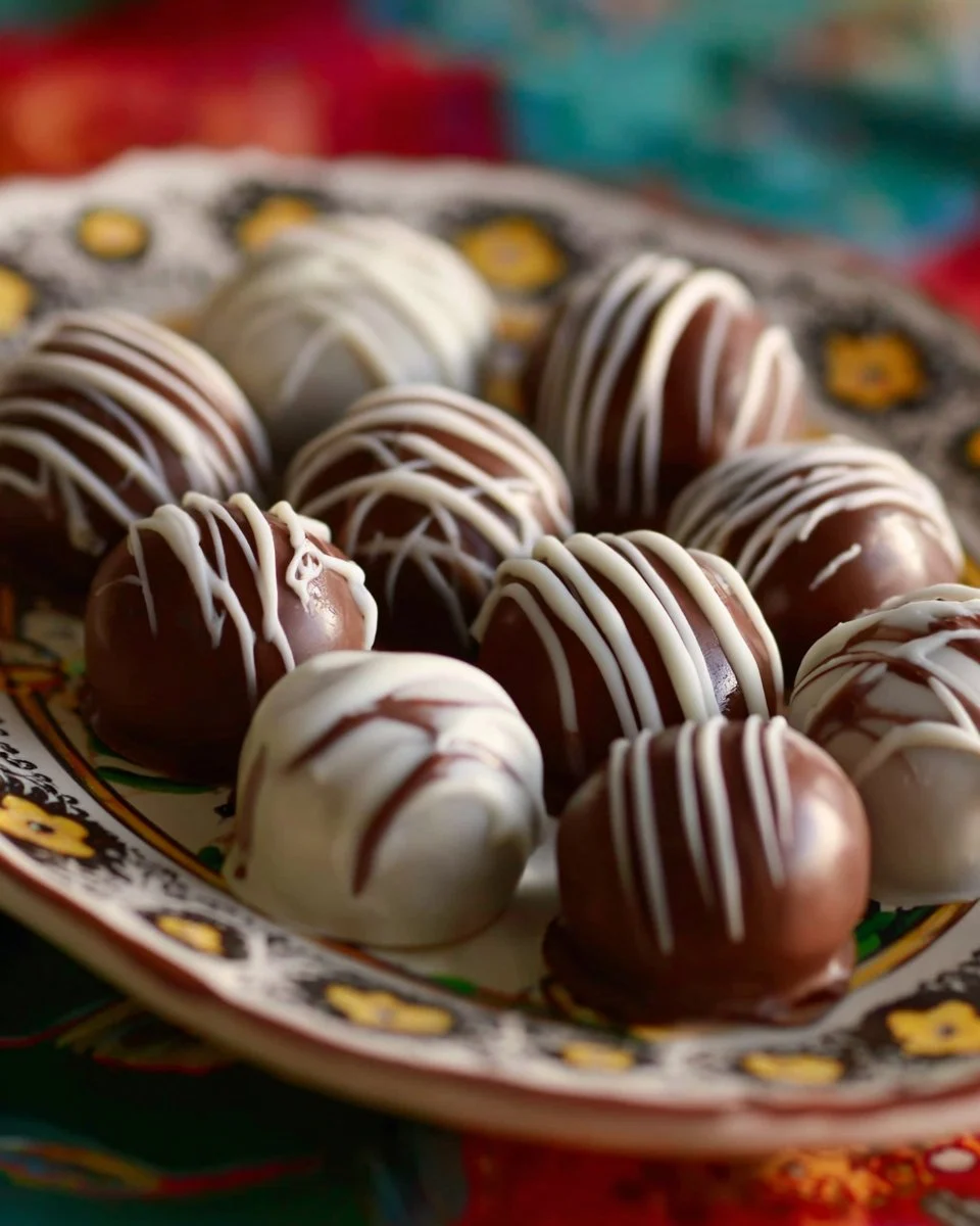 Minty Chocolate Oreo Truffles