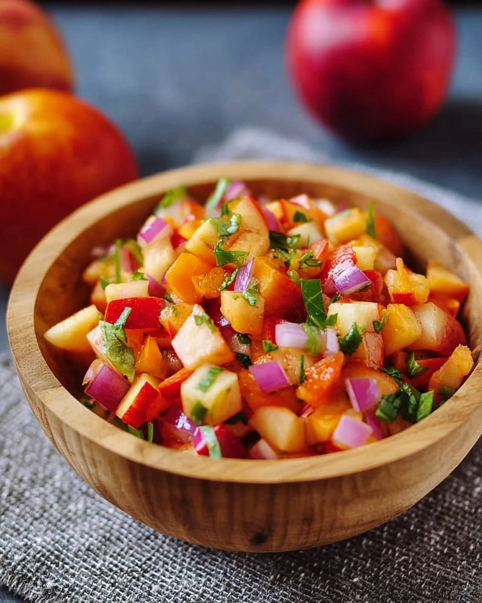 Nectarine Basil Salsa