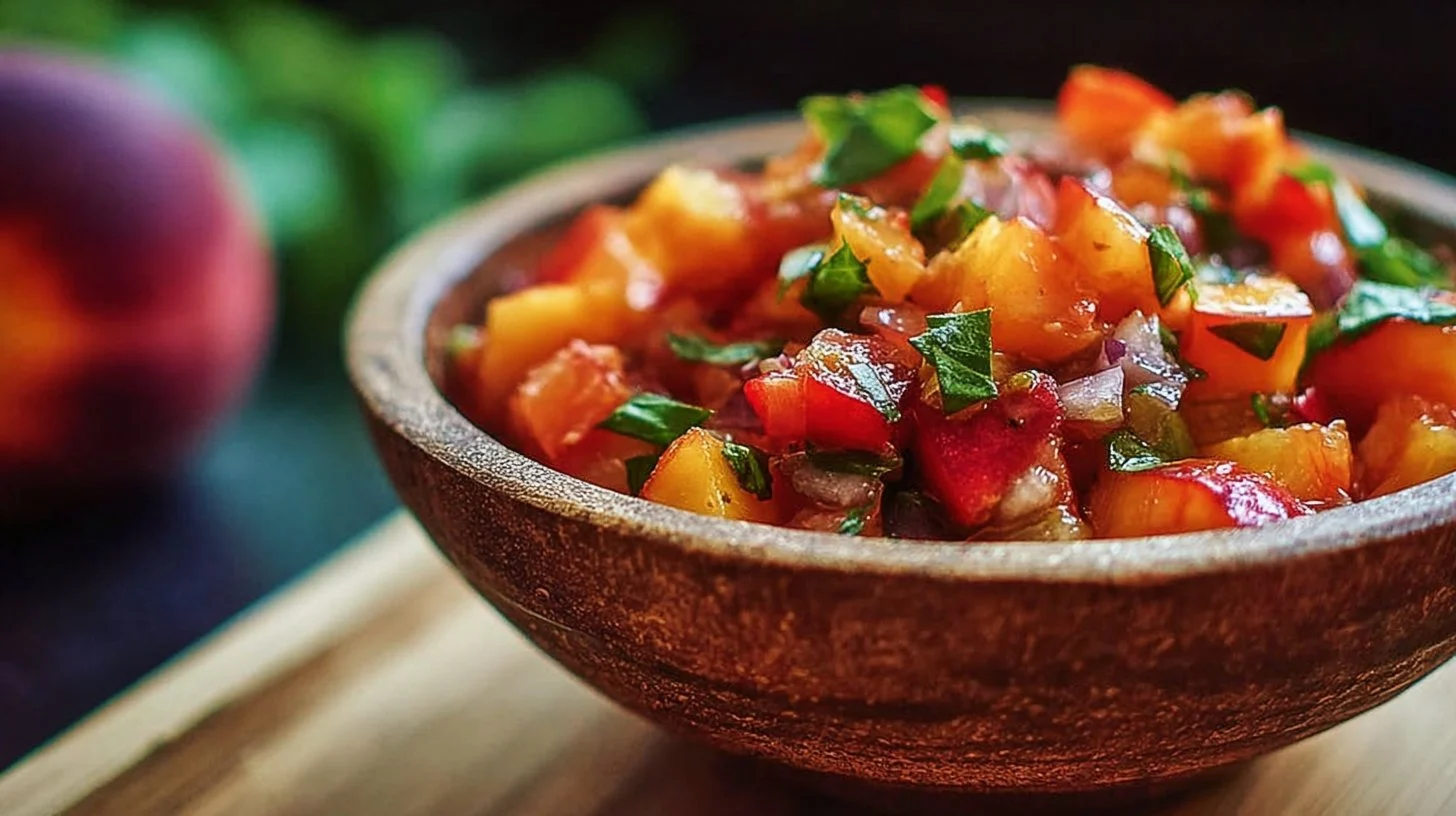 Nectarine Basil Salsa