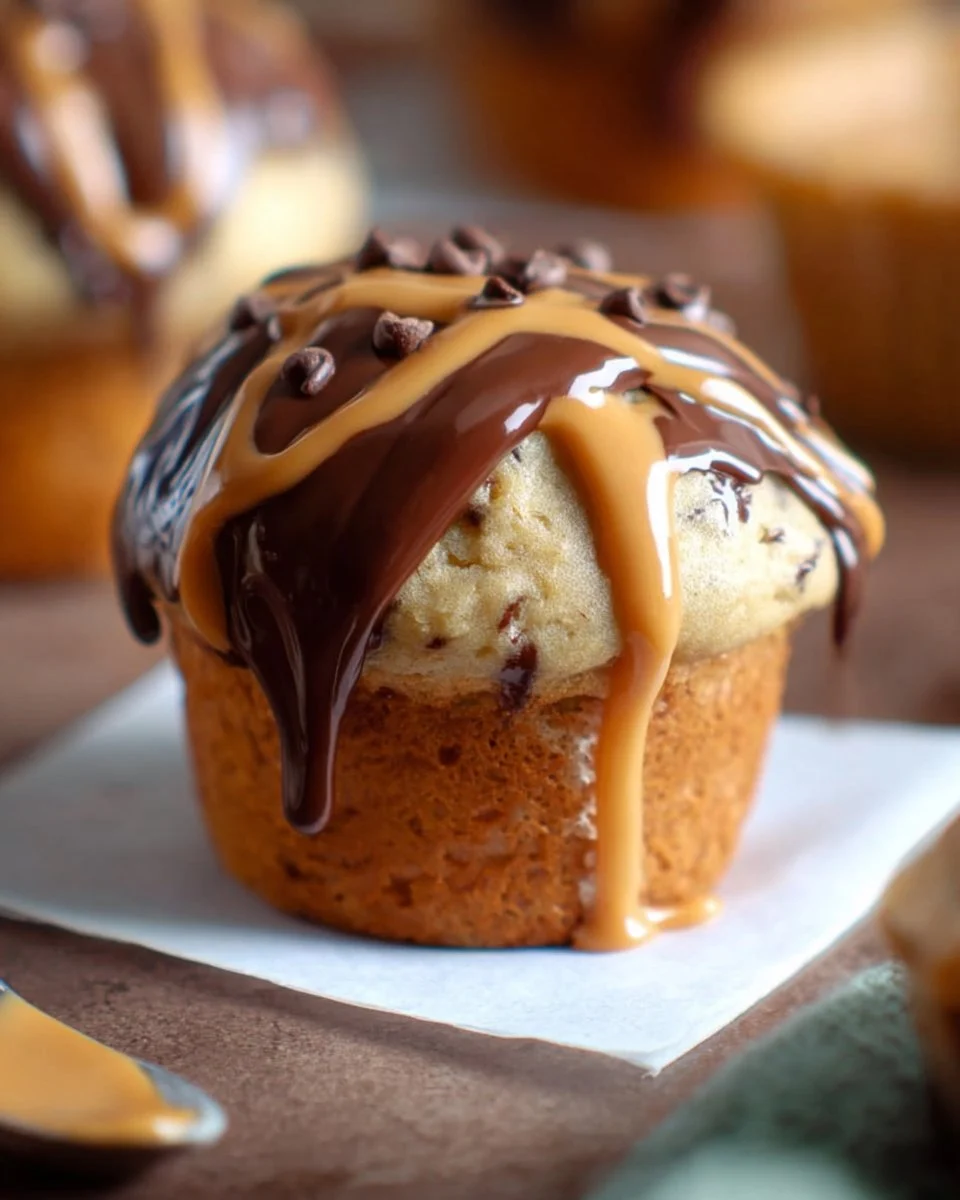 Peanut Butter Banana Flax Muffins