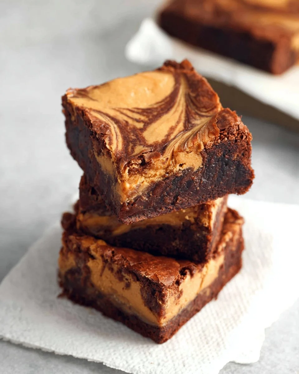 Peanut Butter Cheesecake Brownies