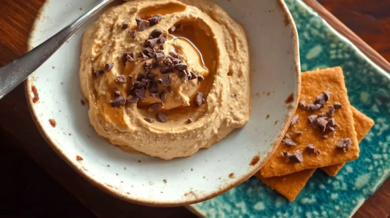 Peanut Butter Dark Chocolate Hummus