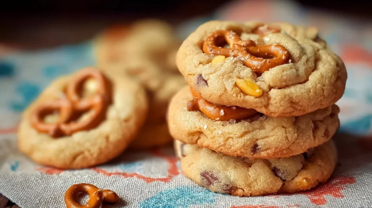 Peanut Butter Pretzel Cookies