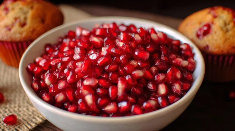 Pomegranate Orange Muffins