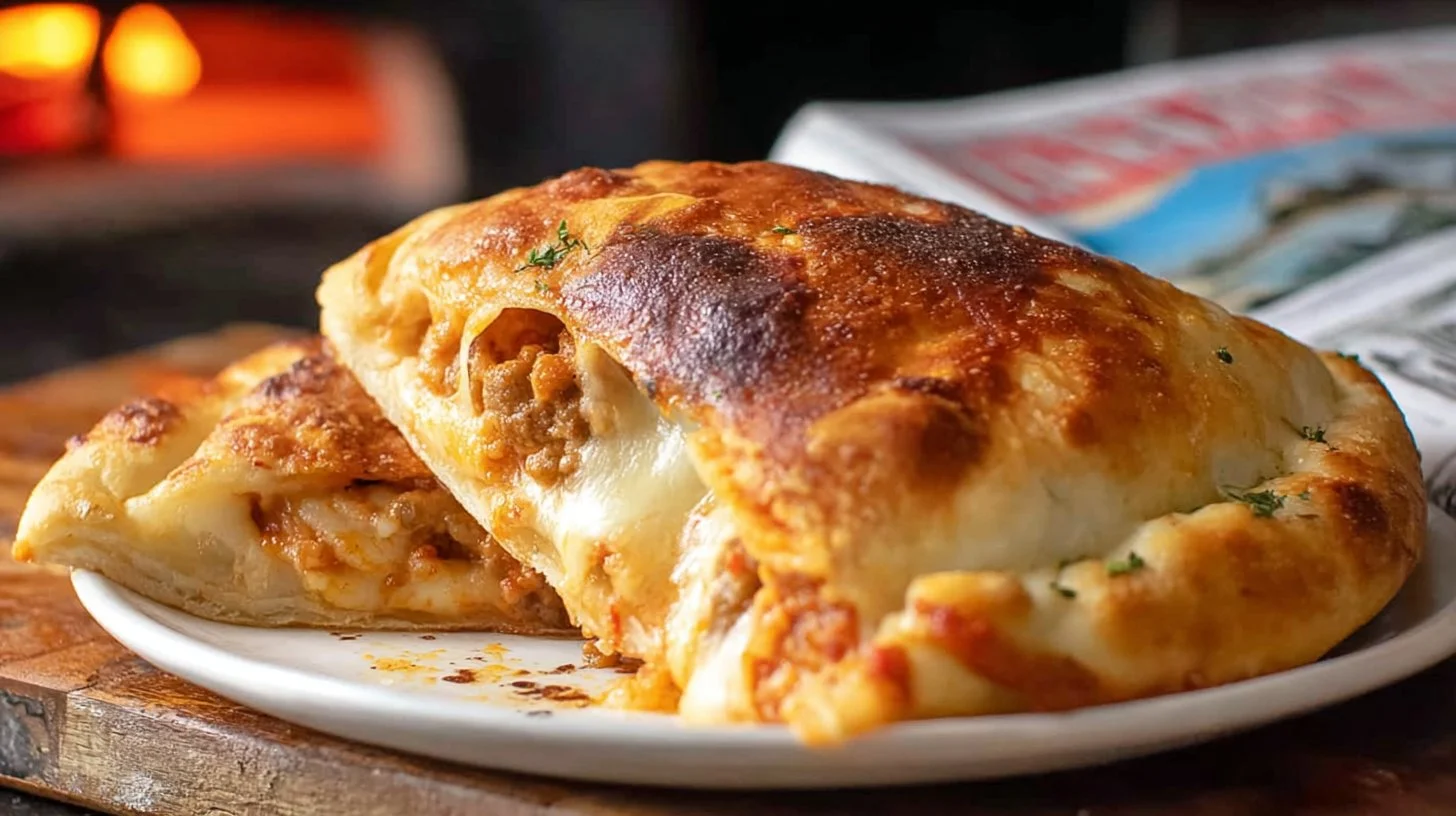 Sausage and Mozzarella Calzone
