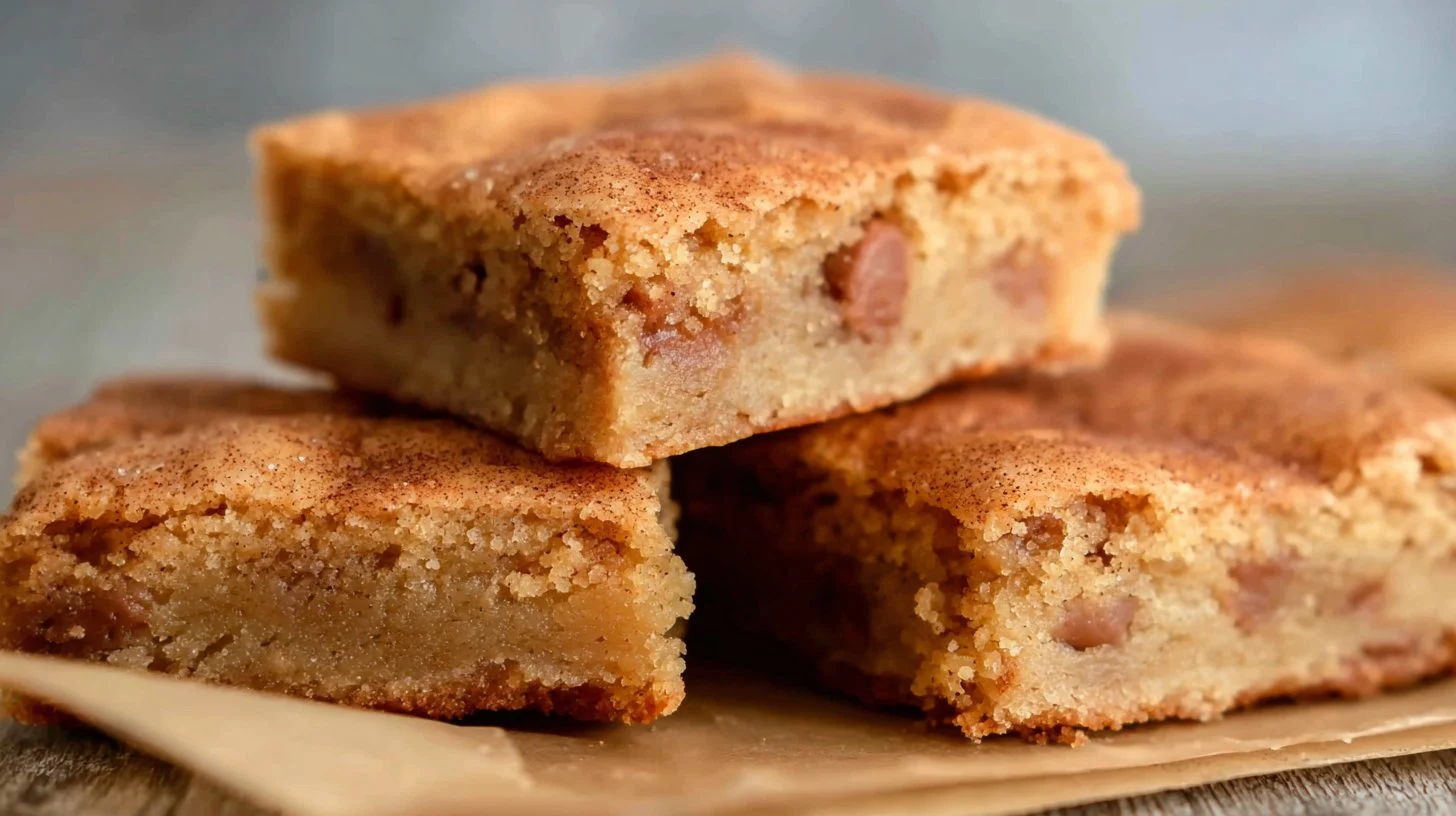 Snickerdoodle Blondies