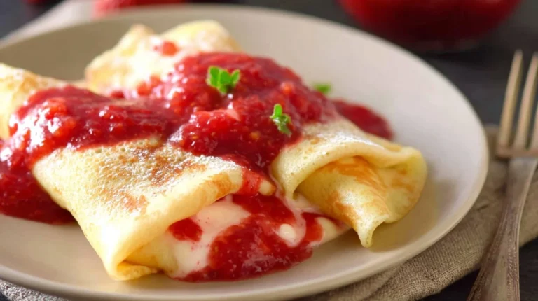 Strawberry Blintzes Crepes