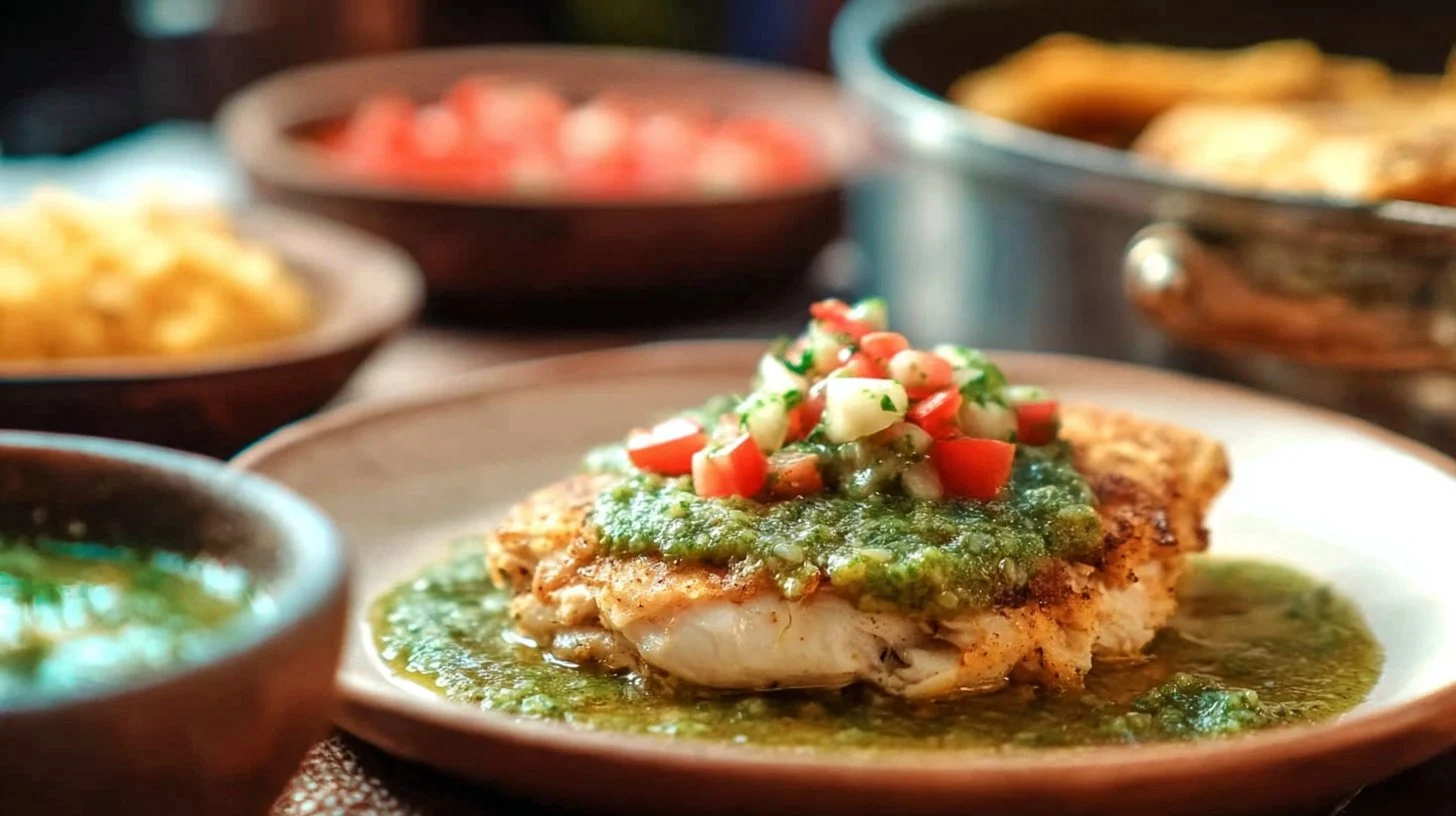 Tortilla Chicken With Green Sauce