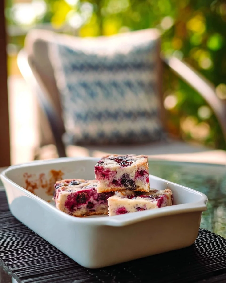 Triple Berry Pie Bars