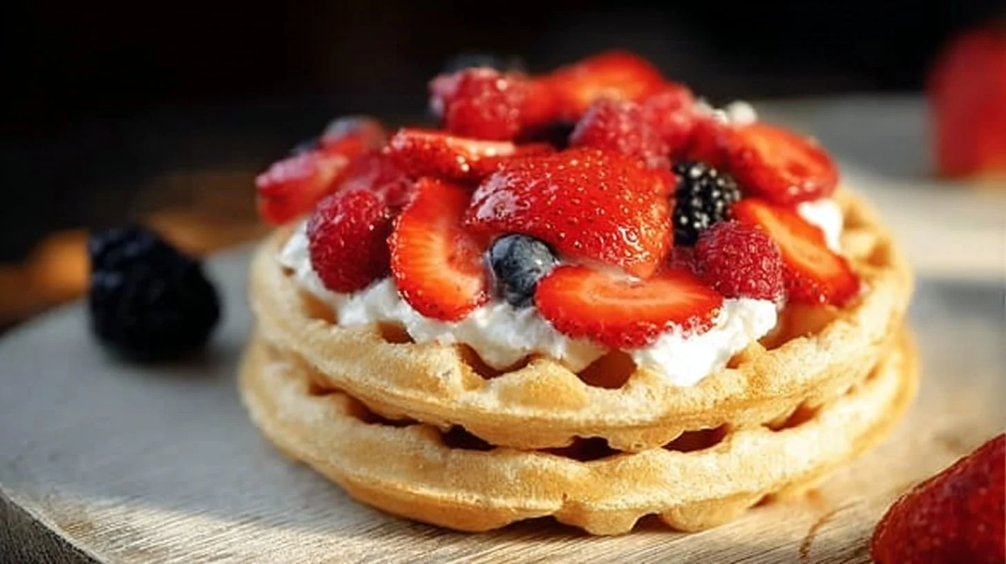 Waffle Berry Stacks
